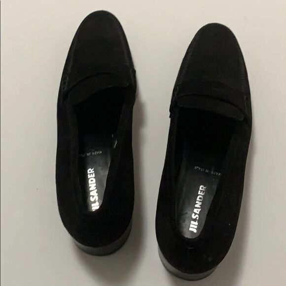 JILL SAUNDERS BLACK SUEDE LOAFERS SIZE SIZ… - Picture 4 of 7
